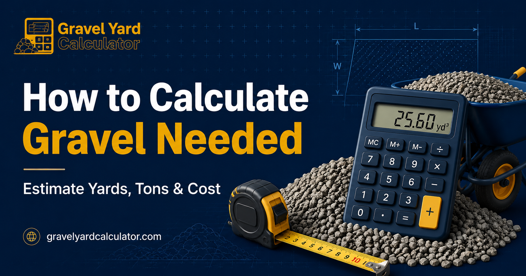 Calculate Gravel Needed: Yards, Tons and Formula