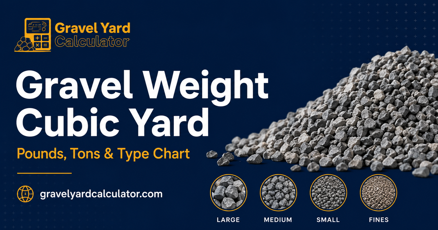 Gravel Weight Cubic Yard: Weight Chart by Gravel Type