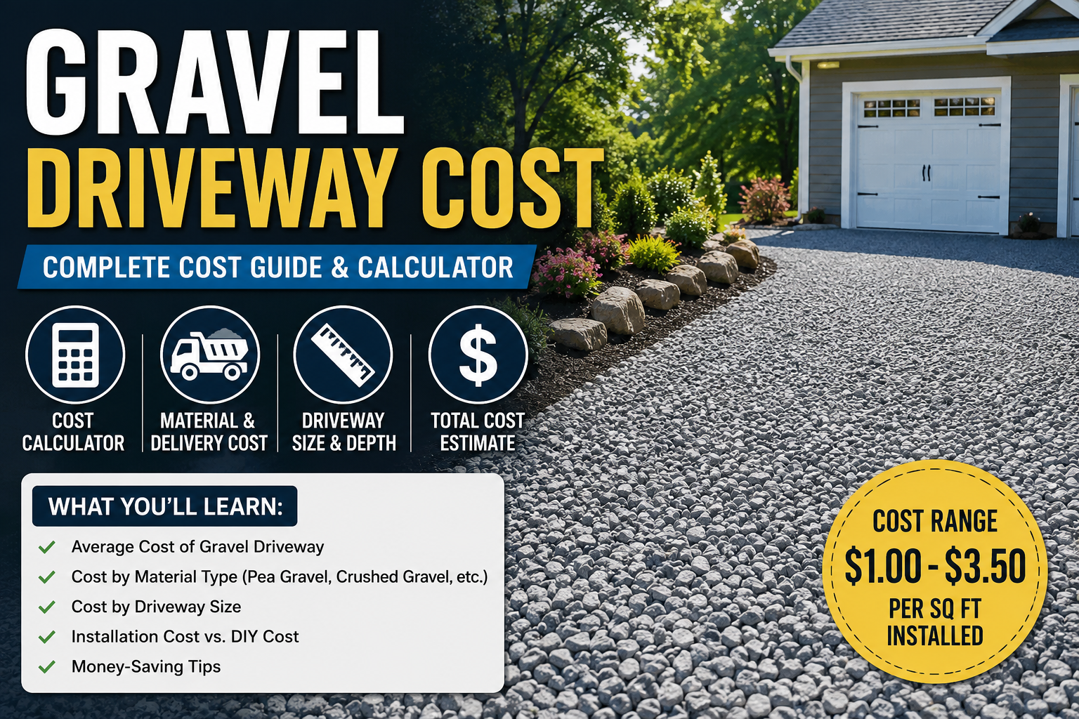 Gravel Driveway Cost: 2026 Prices & Calculator